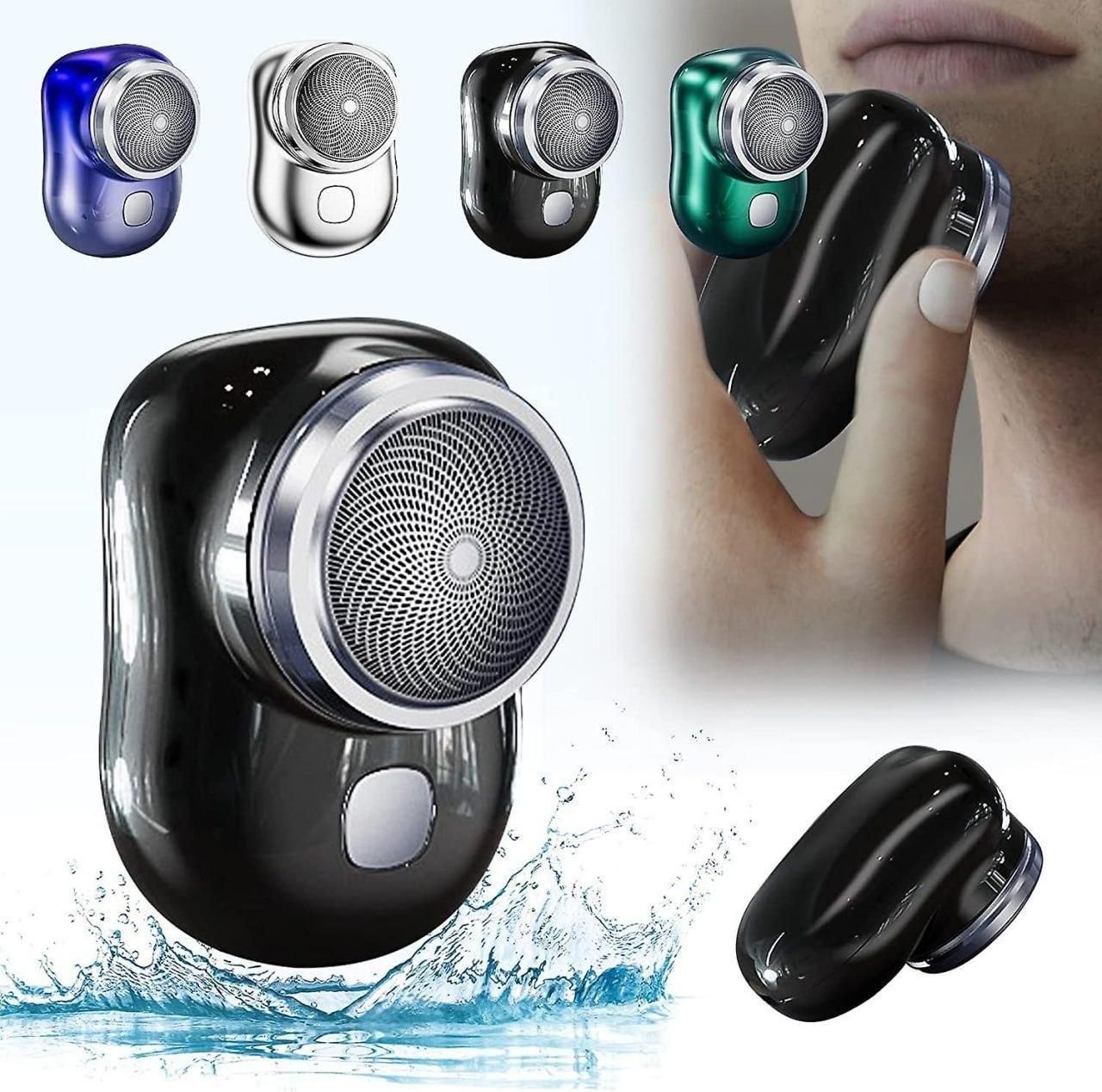 🔌 Mini Electric Shaver for Men  🛍️New Upgrade | 🔋 Rechargeable | ✈️Travel-Friendly 📦 Package Contains:  ✅ 1 x Mini Electric Shaver